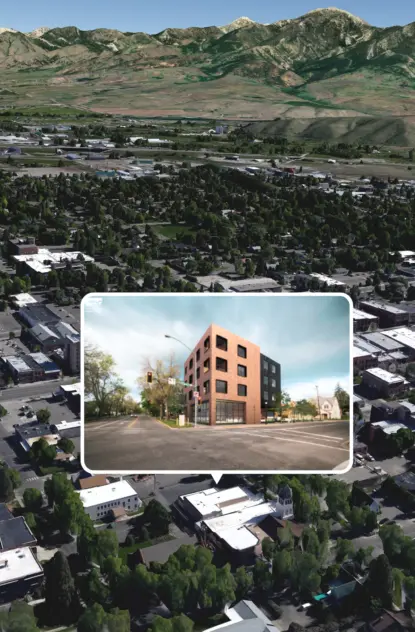 4-Story Mixed Use Building Proposed at the Corner of Willson & Babcock