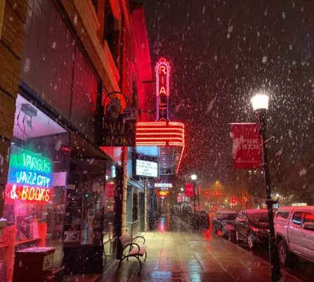 Downtown Bozeman Winter Rialto