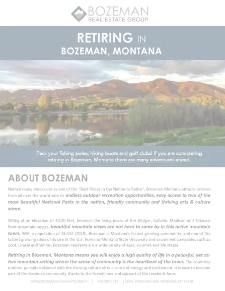 Pages from Retiring in Bozeman