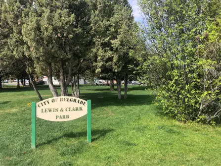 Lewis and clark park sign