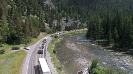 Roadbetweenbozemanandbigsky